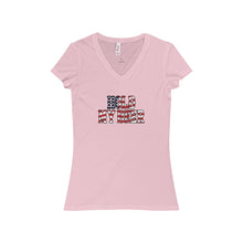Women's Jersey Short Sleeve V-Neck Tee