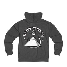 TED Black and White - Unisex French Terry Zip Hoodie